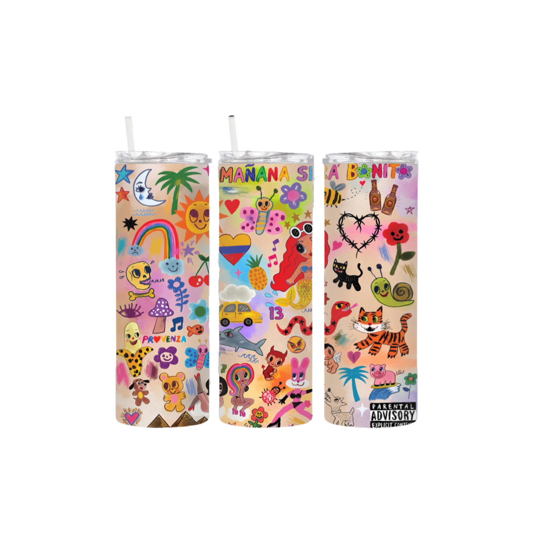 20oz Skinny Tumbler-Karol G