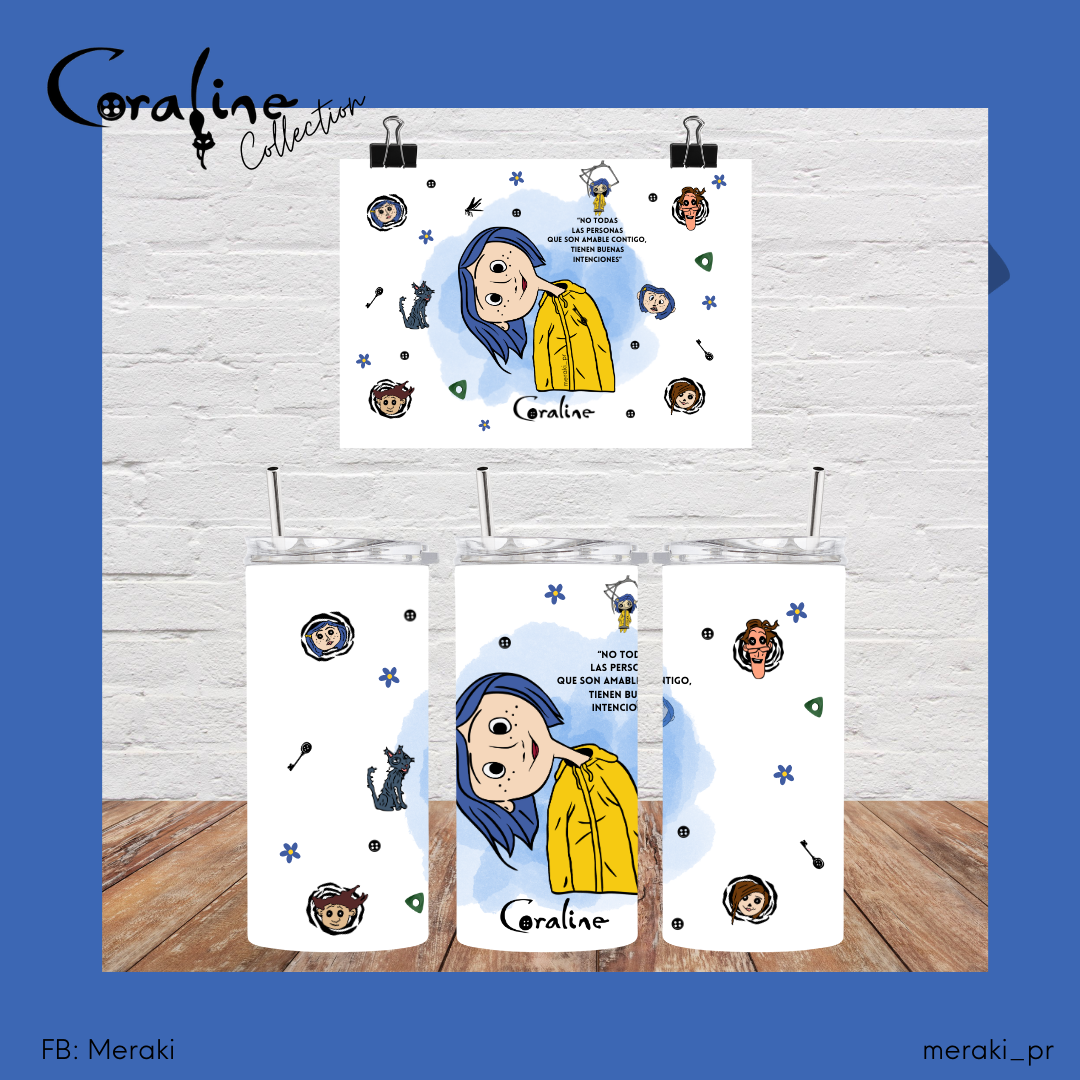 Coraline 16oz Skinny