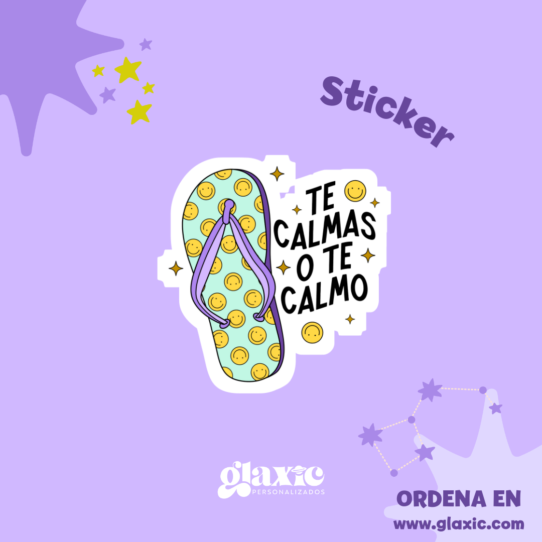 Te calmas Sticker