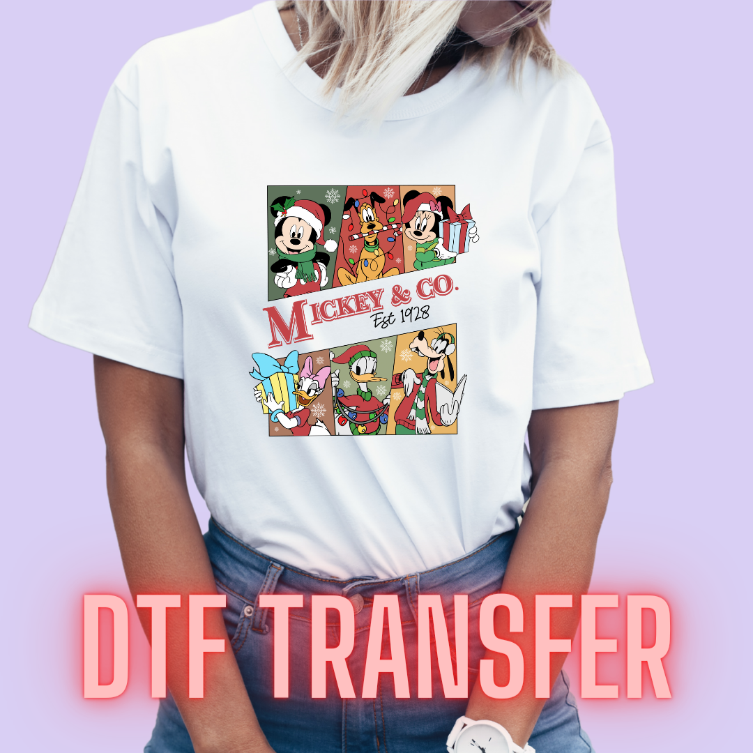 Mickey & Co. DTF Transfer