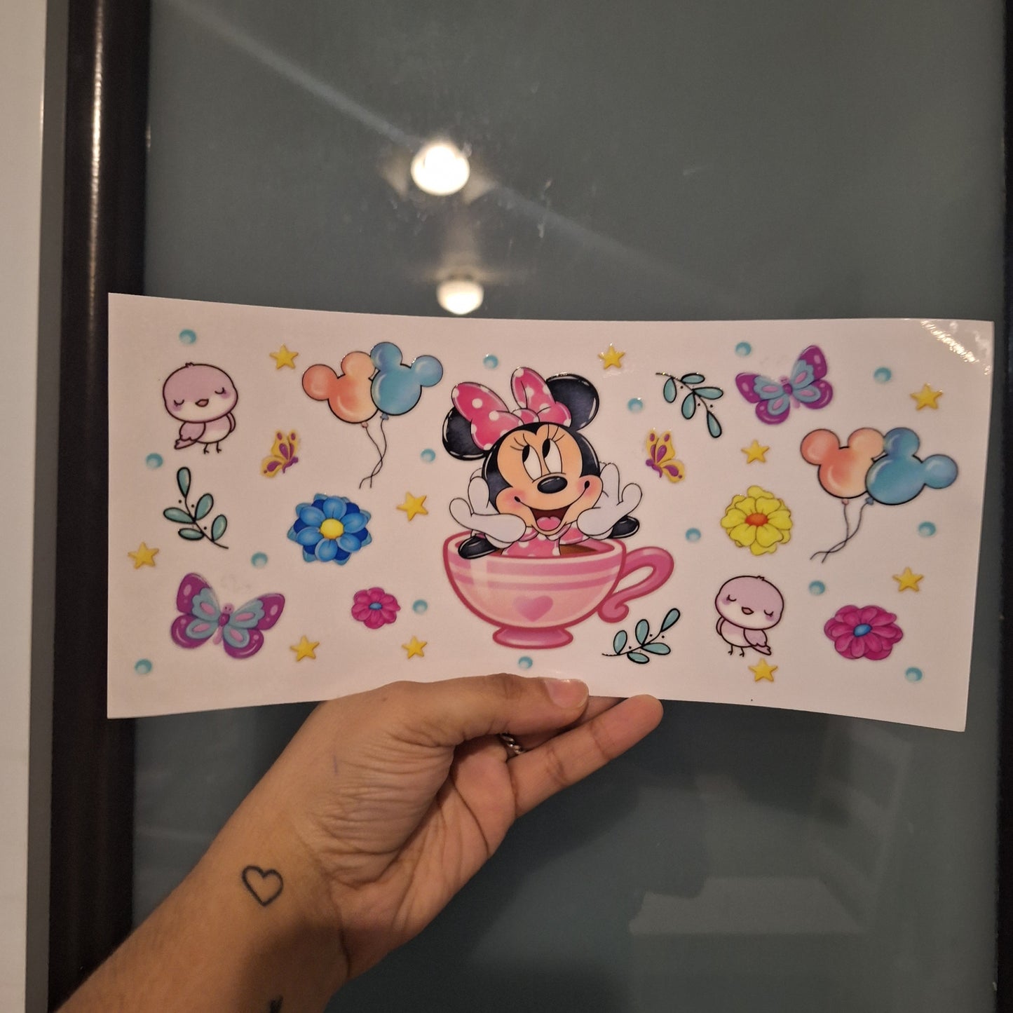 Minnie Mug UV DTF Wrap