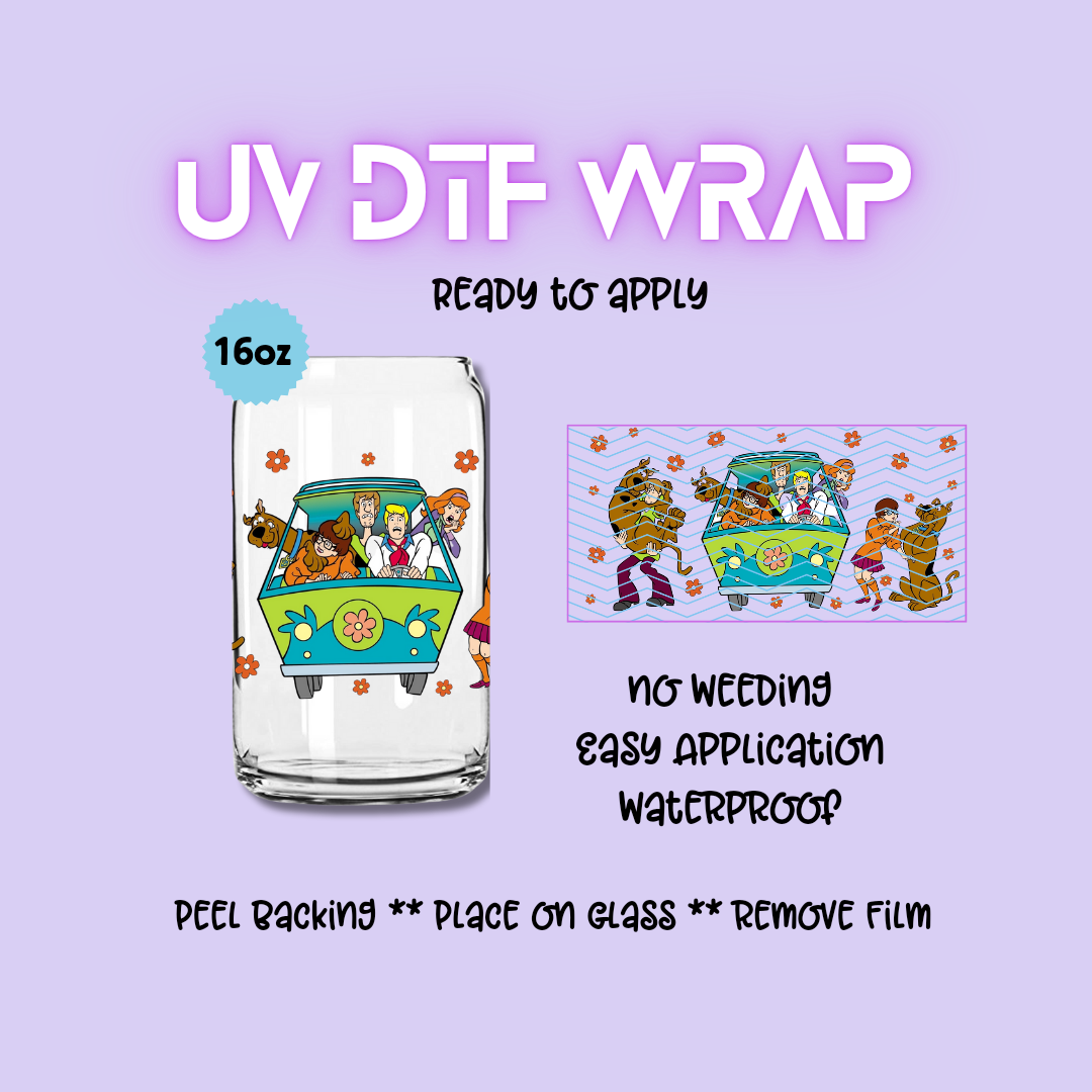 Scooby Doo UV DTF WRAP