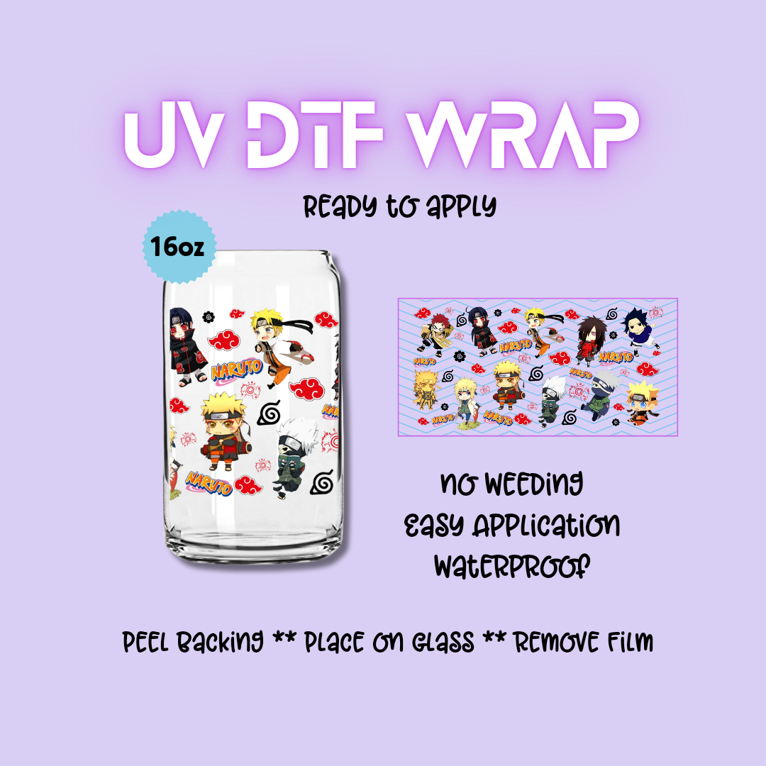 Naruto UV DTF WRAP