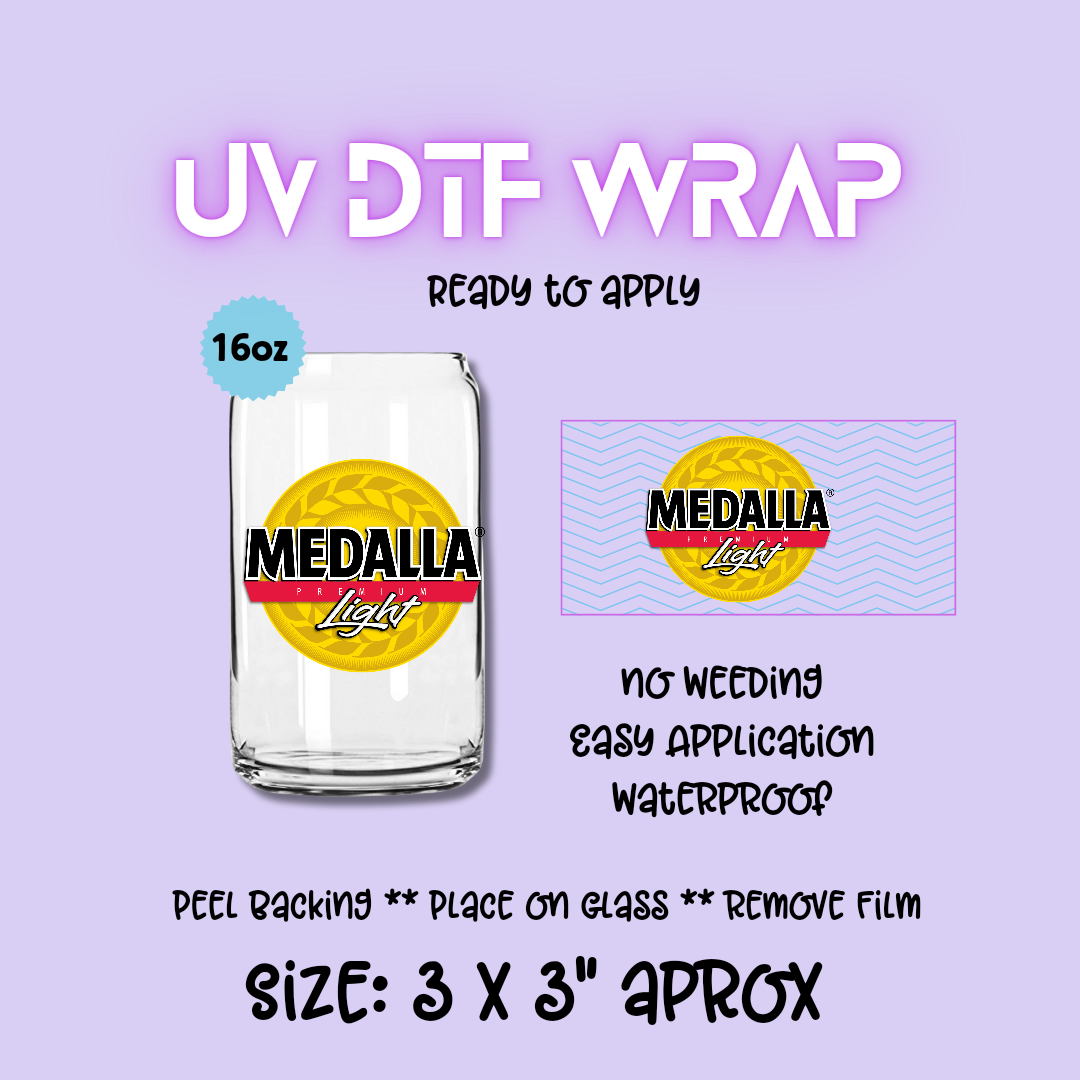 Medalla UV DTF DECAL