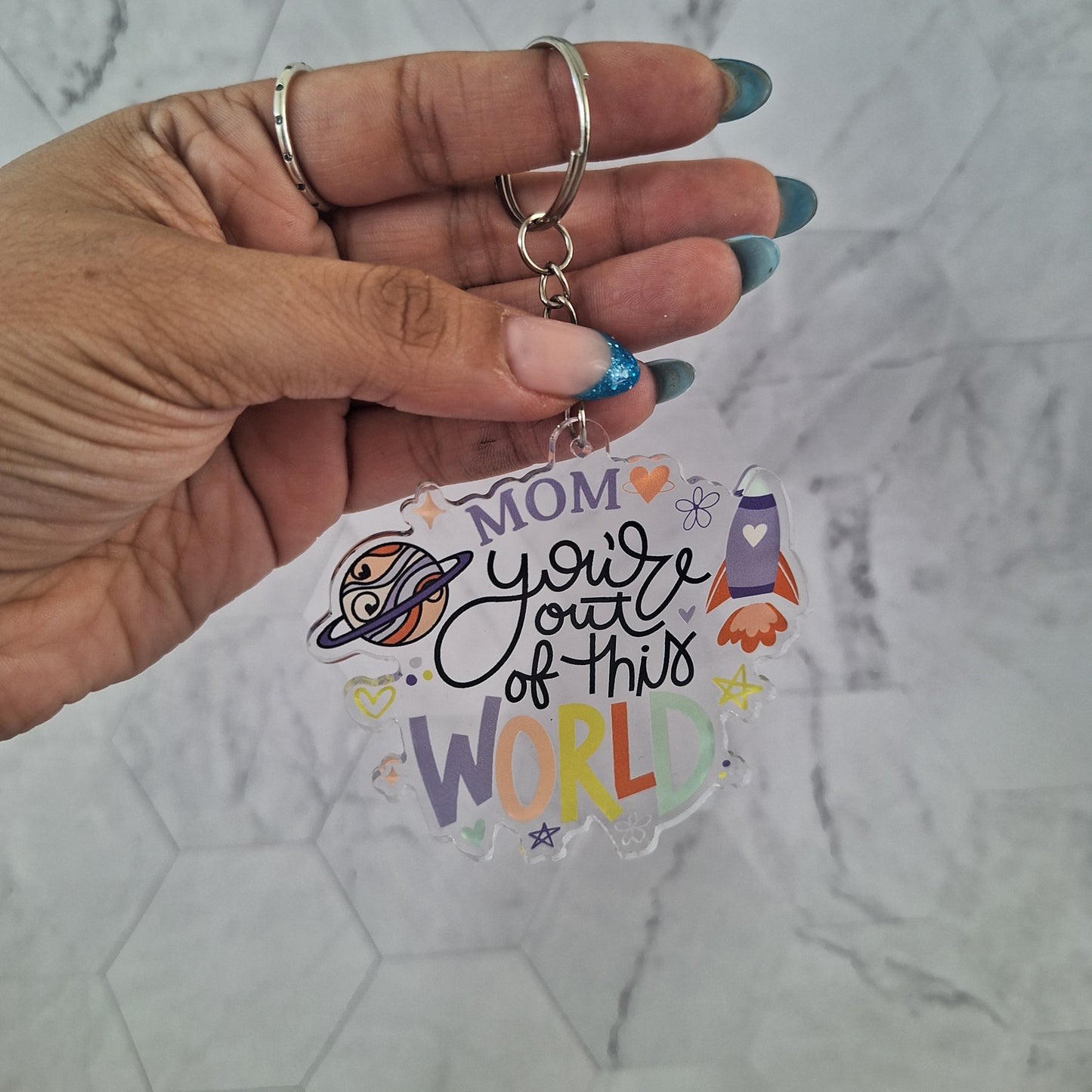 Out of this world Keychain