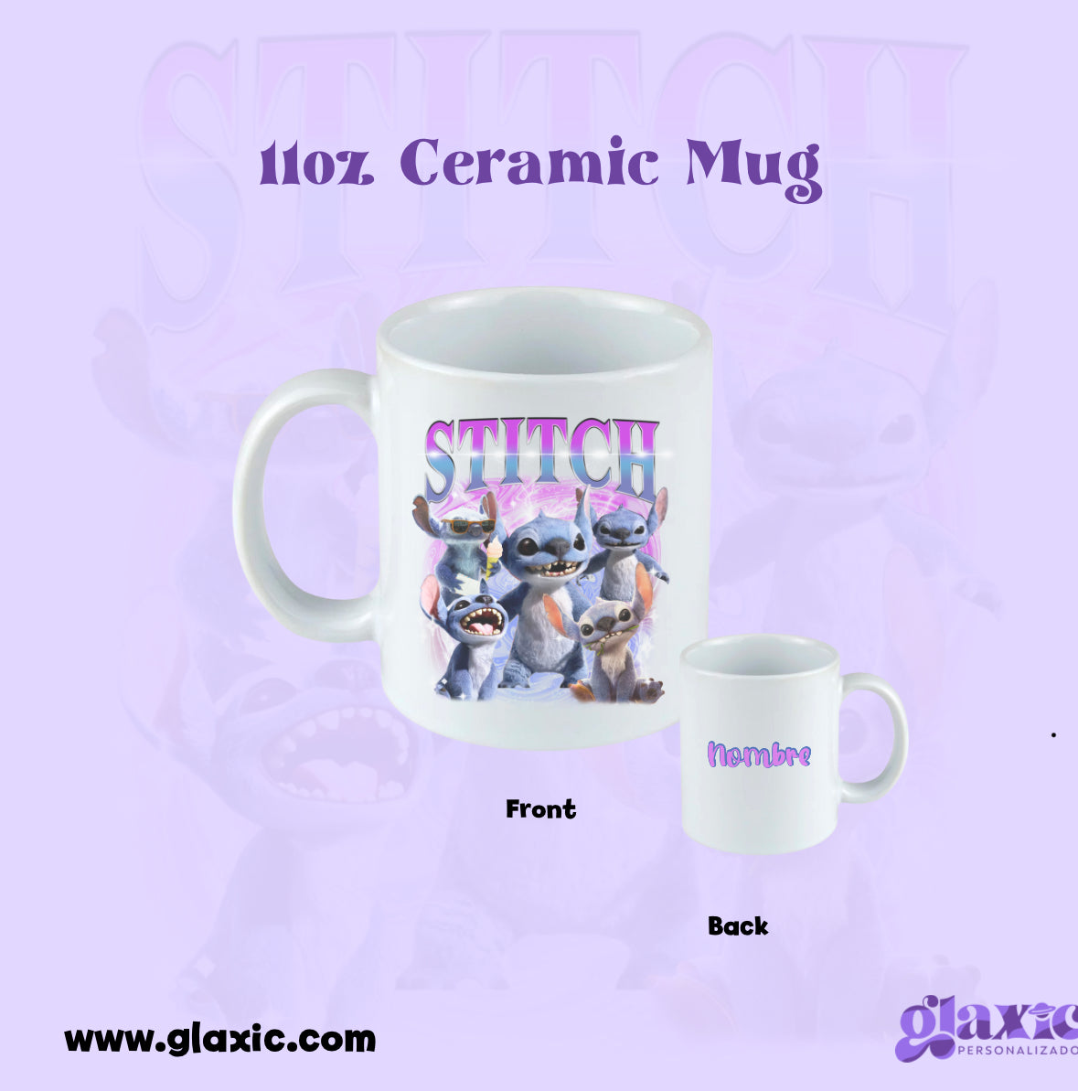 Stitch ceramic Mugs