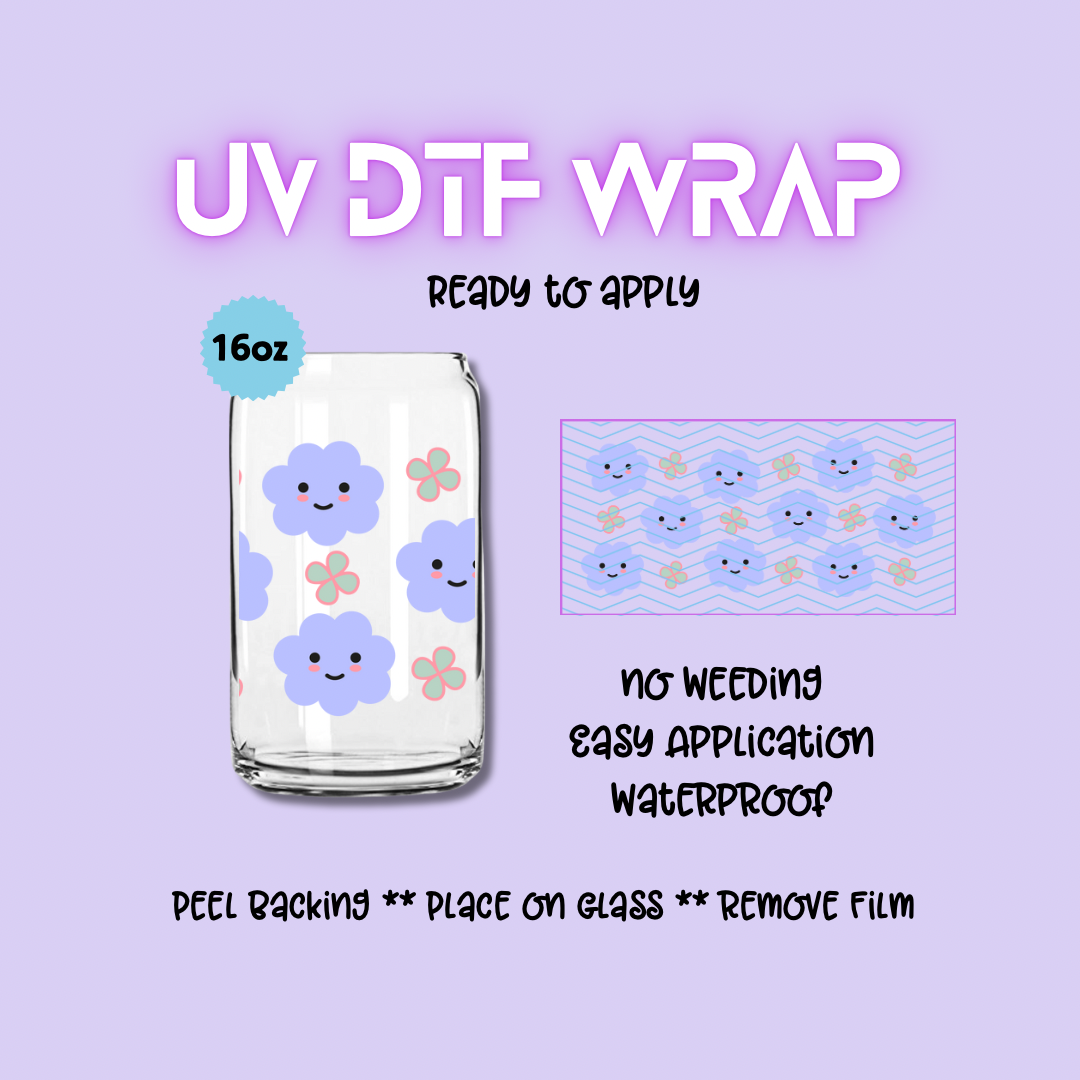 Clouds UV DTF WRAP