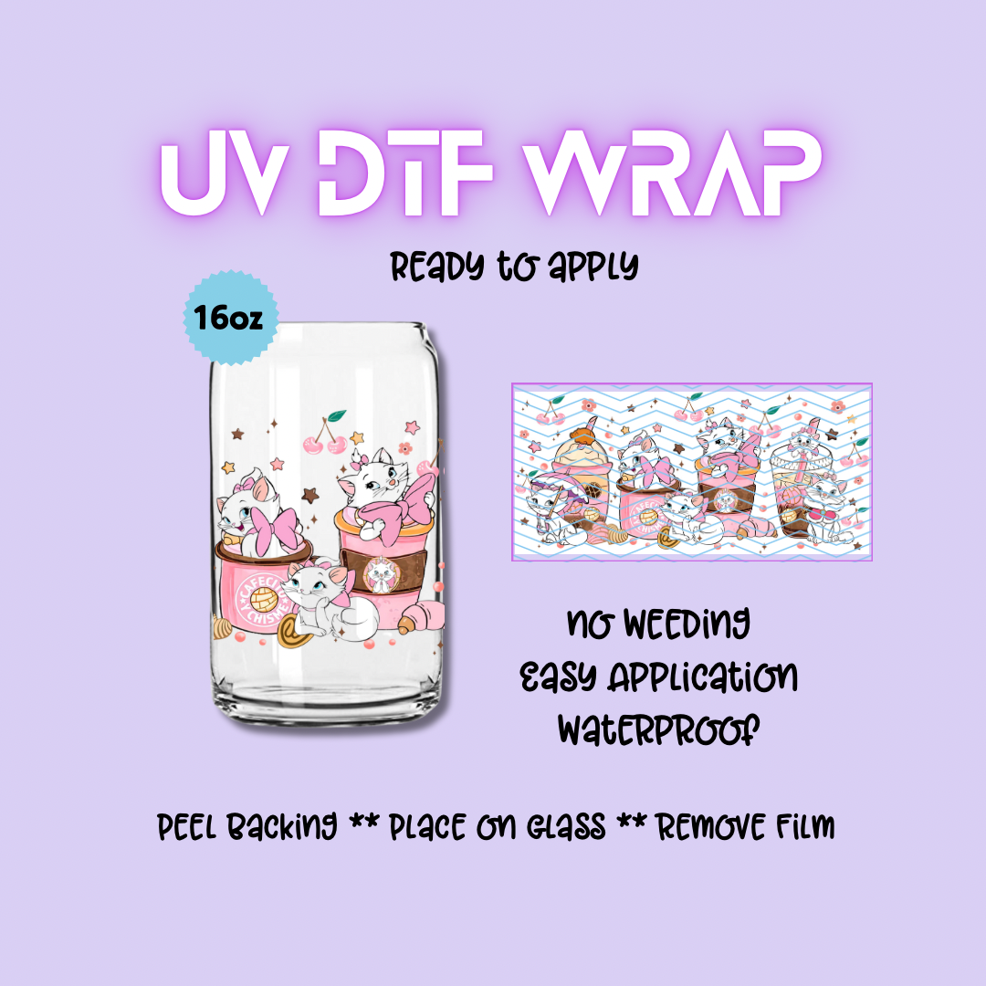 Marie-Aristocats UV DTF WRAP