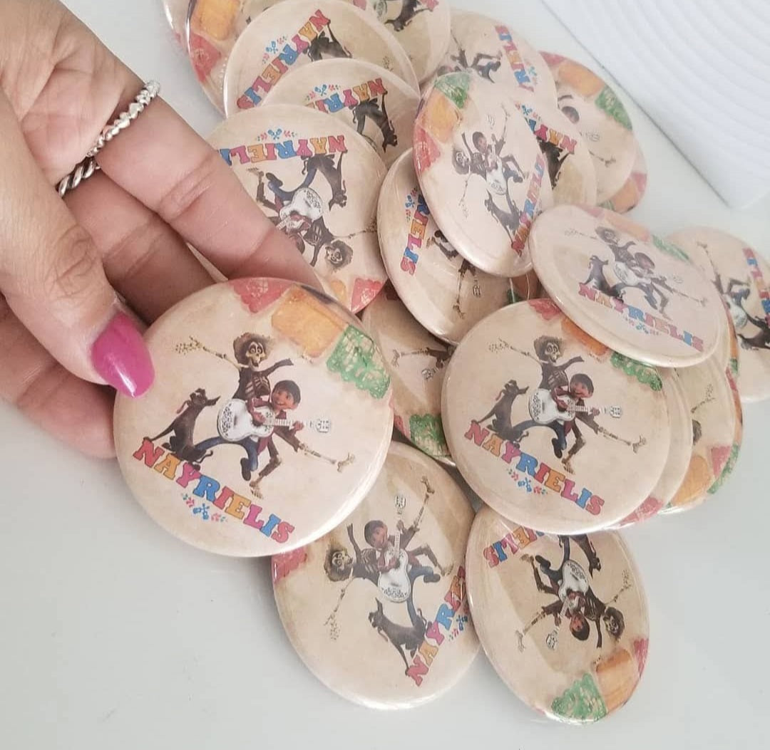 Button Pins 2 1/4" -12pcs set