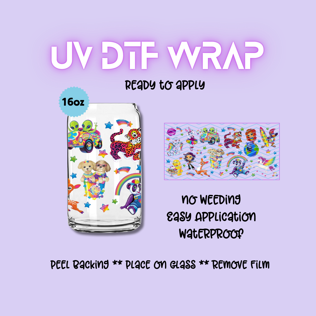 Lisa Frank UV DTF WRAP