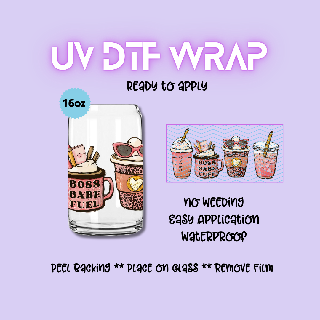 Boss Babe UV DTF WRAP