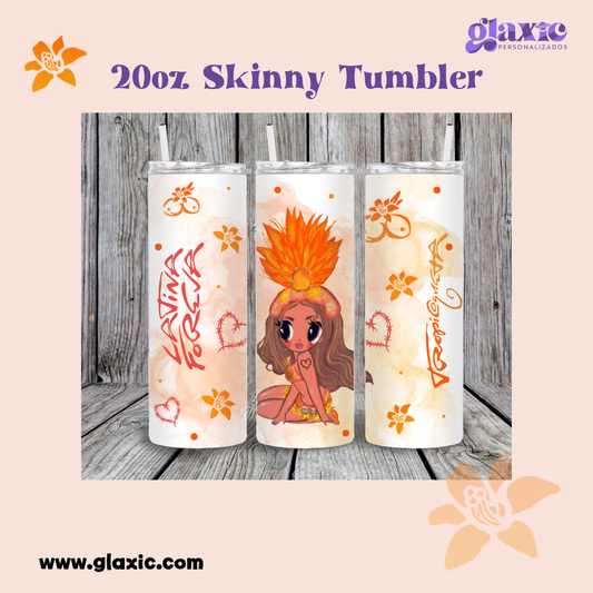 Tropicoqueta Skinny Tumbler