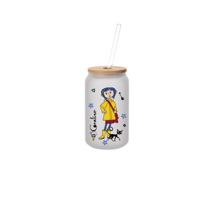 13oz Glass Can- Frosted