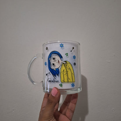 Frases Coraline Glass Mug