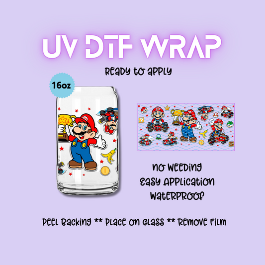 Mario UV DTF WRAP