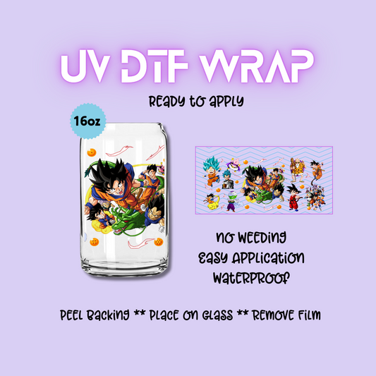 Dragon Ball UV DTF WRAP