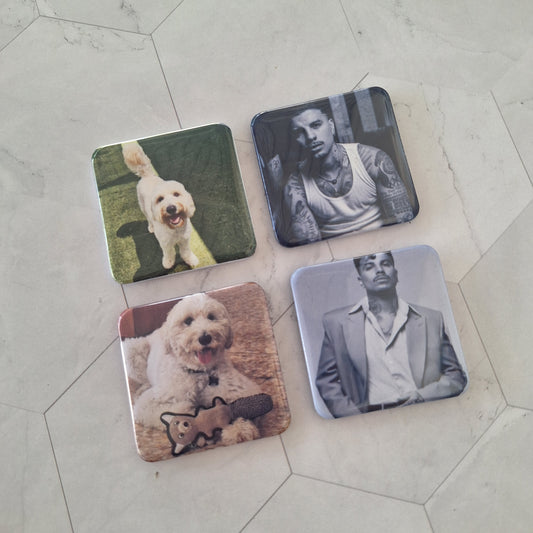 4 Custom Photo Magnets (Round Corner) 2"x2"