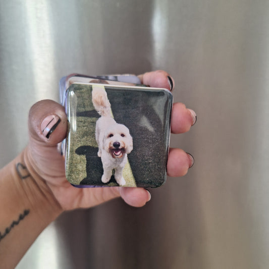 1 Custom Photo Magnet (Round Corner) 2"x2"