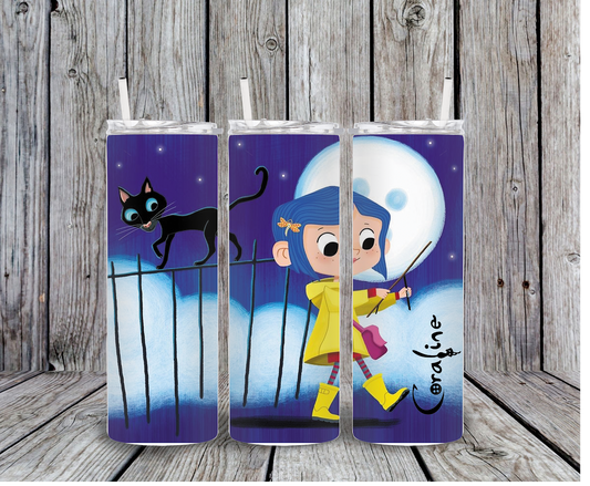 20oz Skinny Coraline