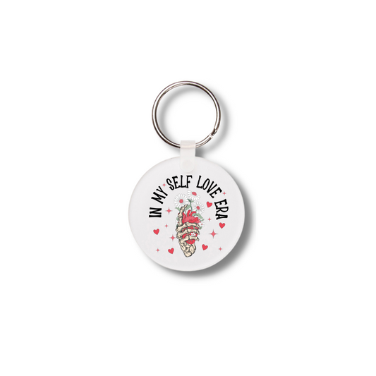 In my self love era keychain