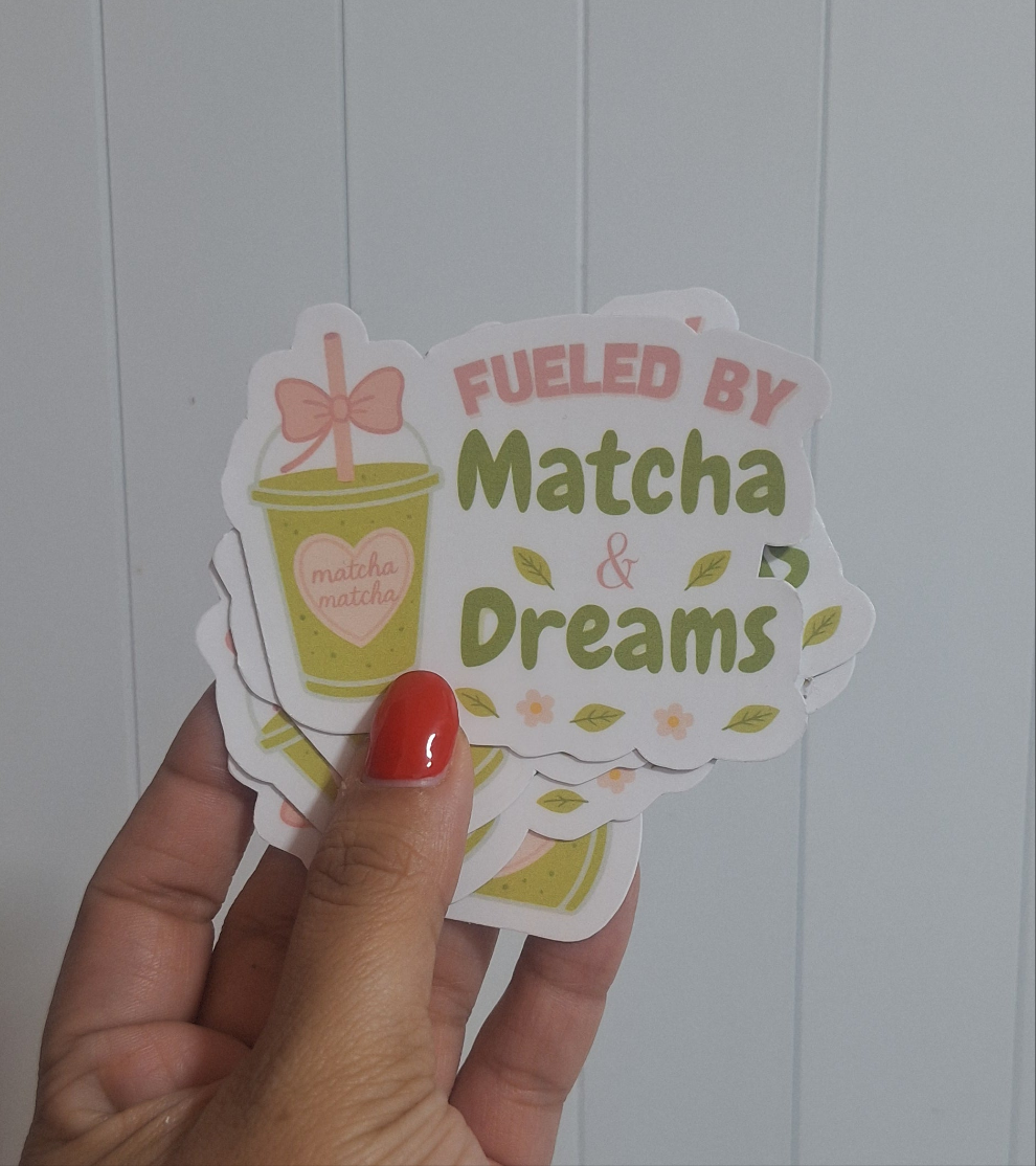 Matcha & Dreams Sticker