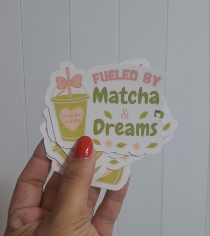 Matcha & Dreams Sticker