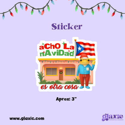 Concho Navidad- Sticker