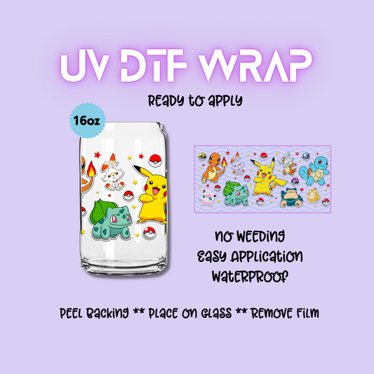 Pokemon UV DTF WRAP