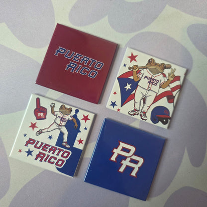 PR Baseball Team Magnetos