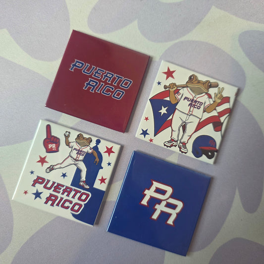 PR Baseball Team Magnetos