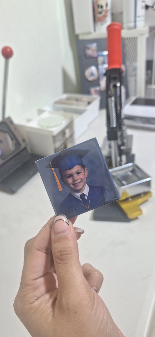 1 Custom Photo Magnet  2"x2"