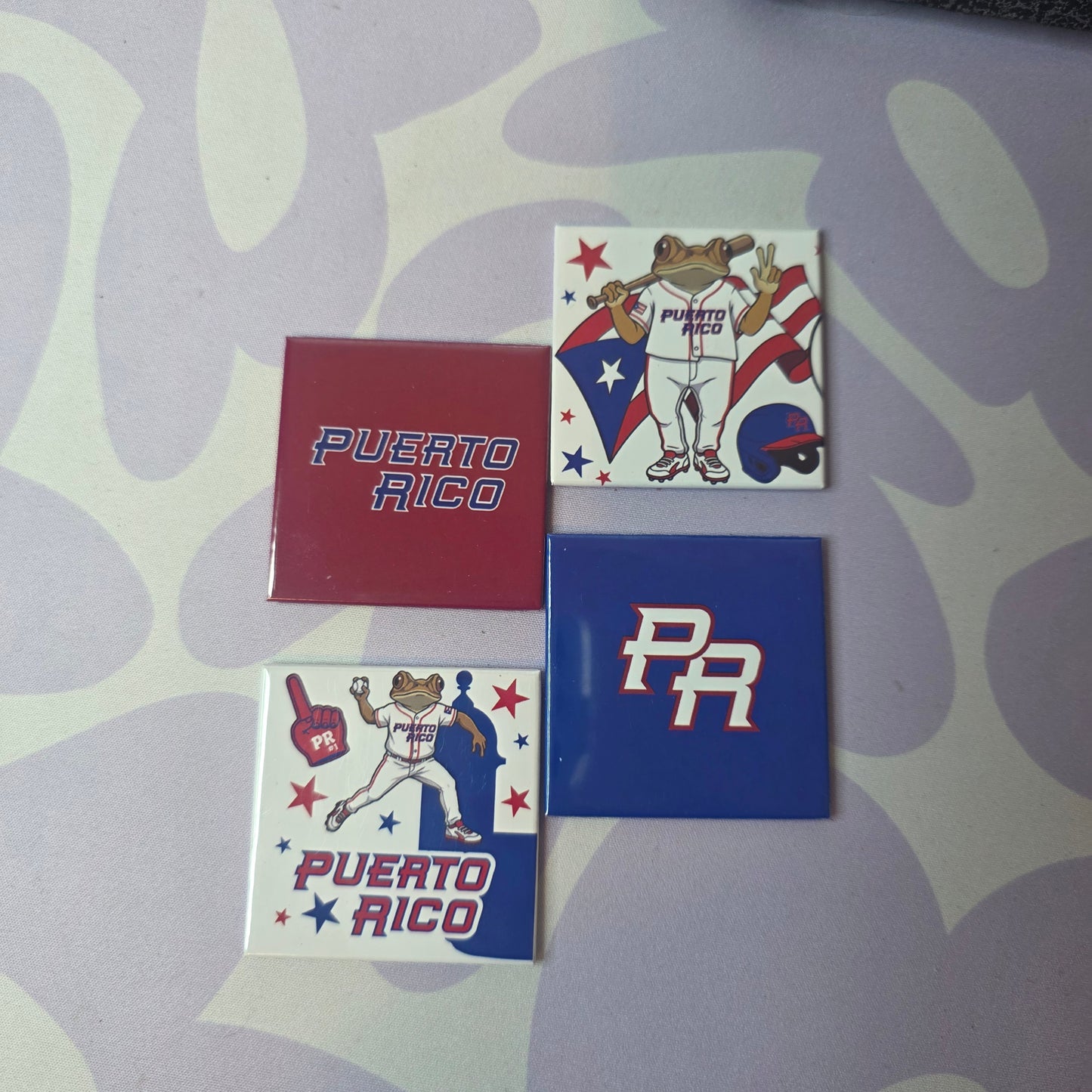 PR Baseball Team Magnetos