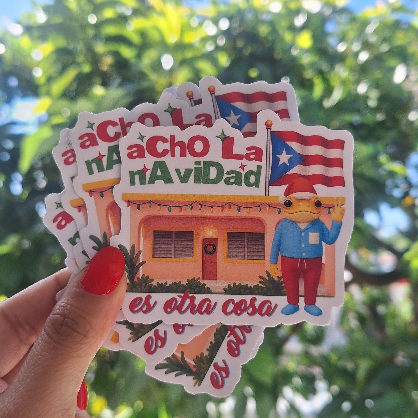 Concho Navidad- Sticker