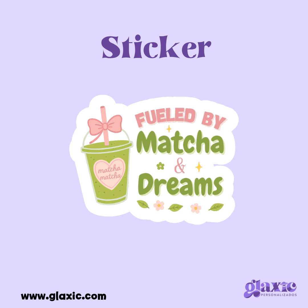 Matcha & Dreams Sticker
