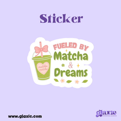 Matcha & Dreams Sticker